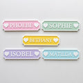 Personalised Name Door Sign – Custom Girls Bedroom Pink Decoration Plate Plaque