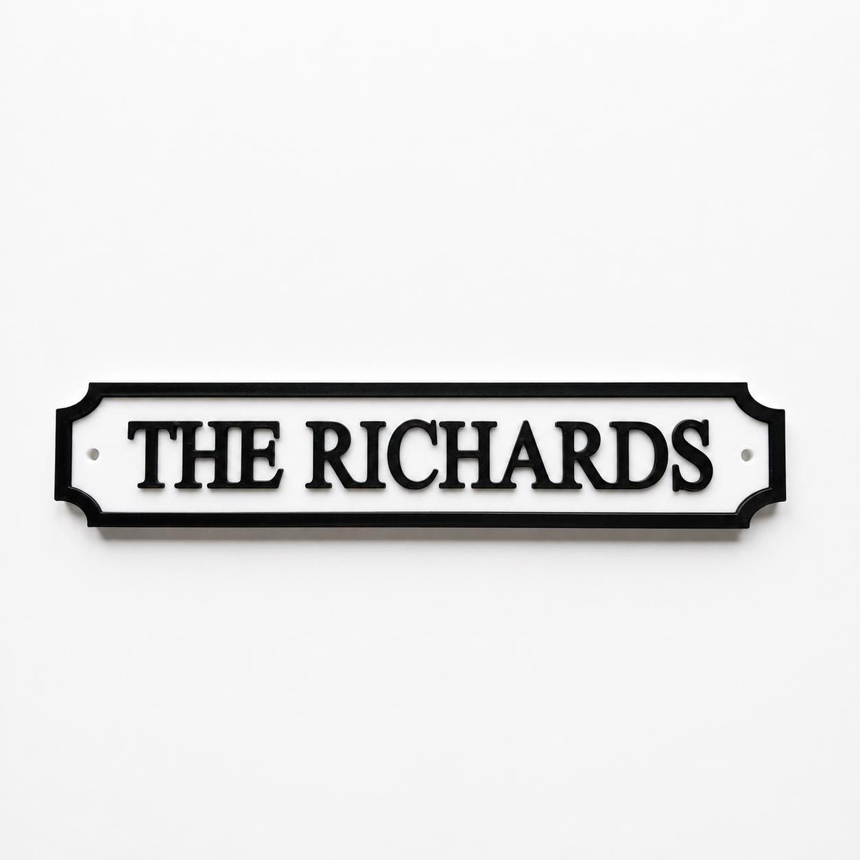 Personalised Text Sign – Custom Street Road New Home House Decoration Plate