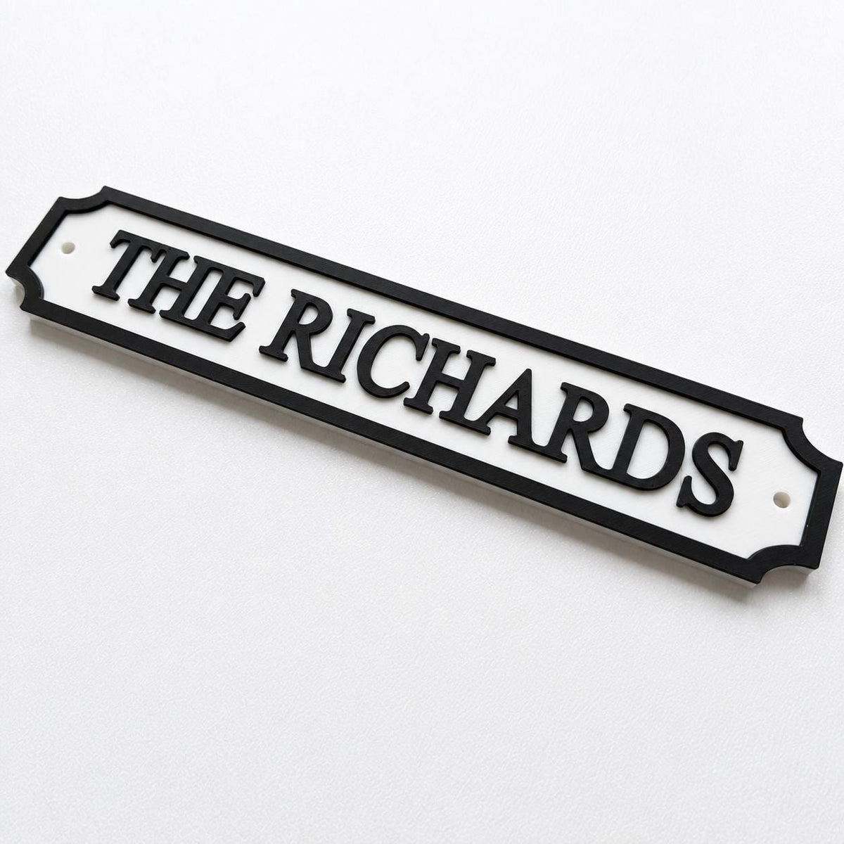 Personalised Text Sign – Custom Street Road New Home House Decoration Plate