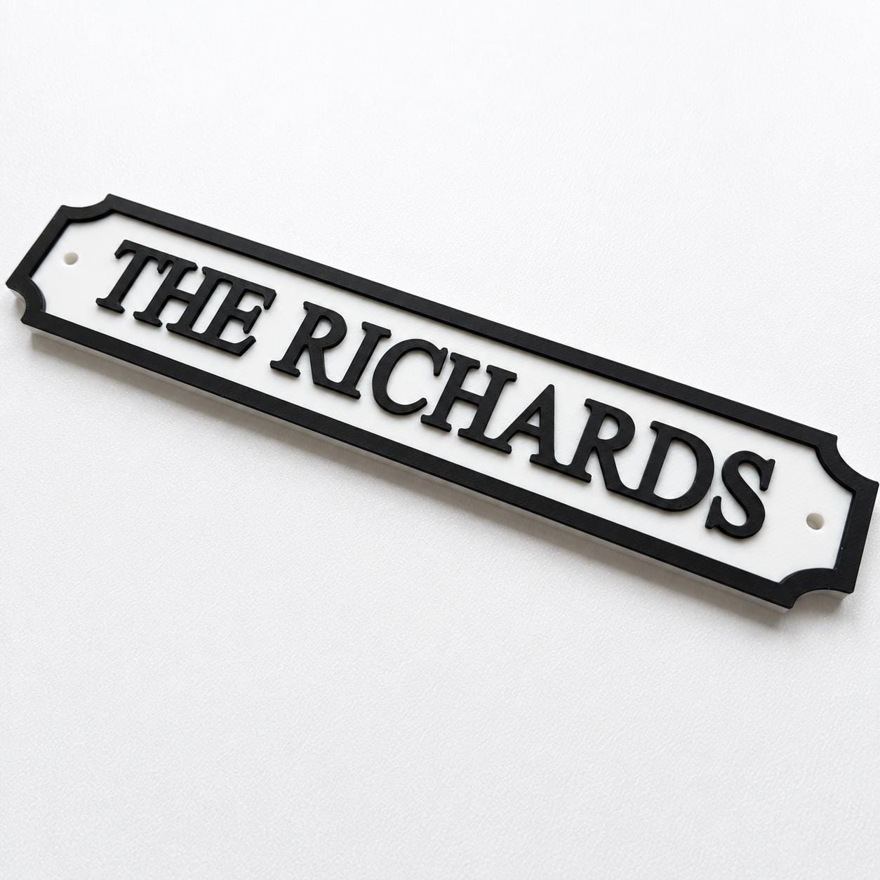 Personalised Text Sign – Custom Street Road New Home House Decoration Plate