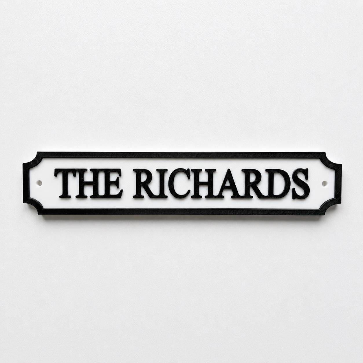 Personalised Text Sign – Custom Street Road New Home House Decoration Plate
