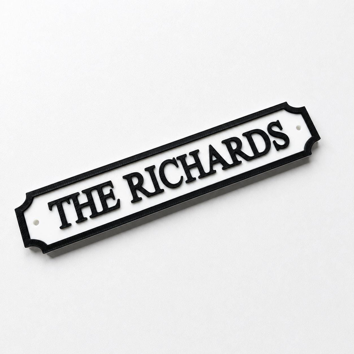Personalised Text Sign – Custom Street Road New Home House Decoration Plate