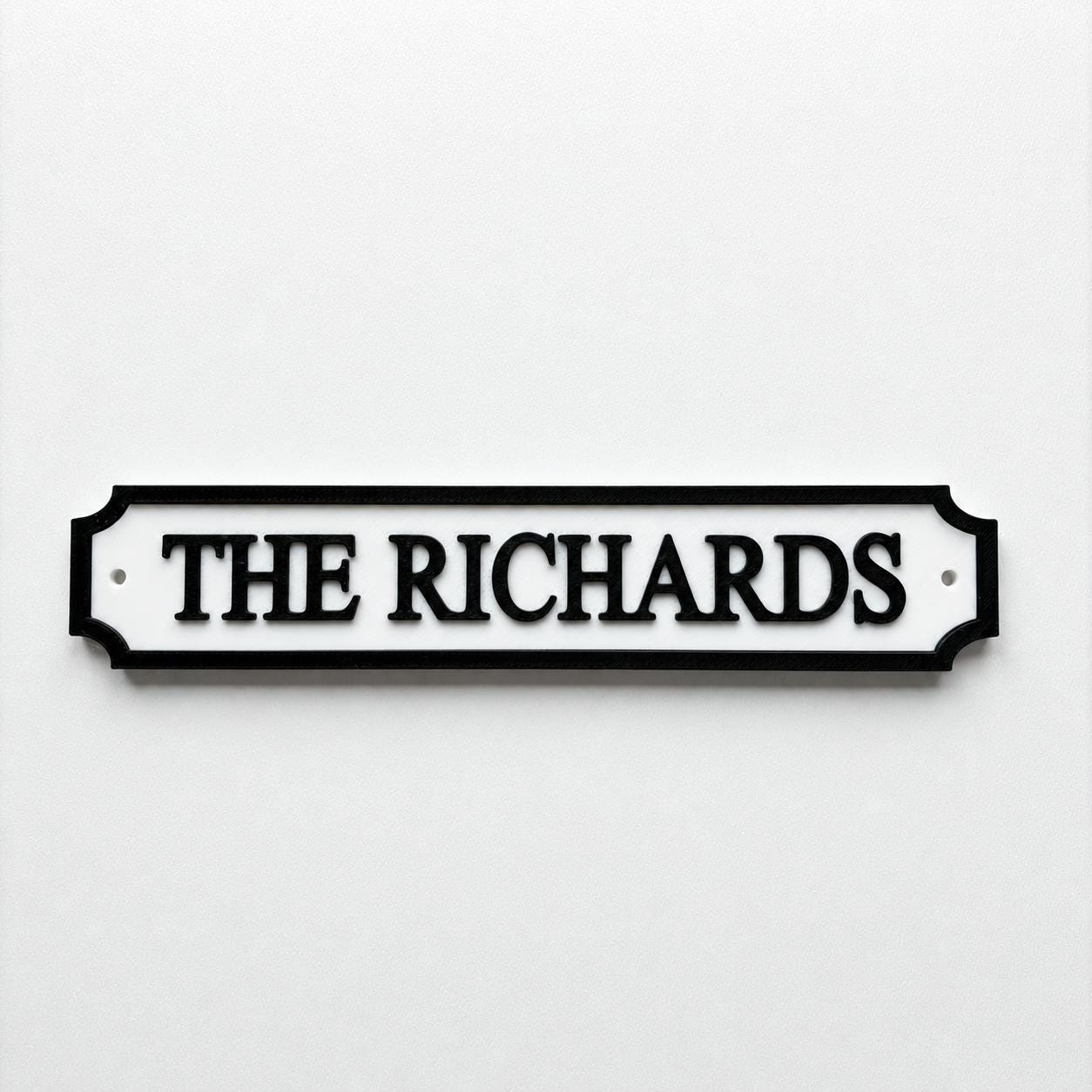 Personalised Text Sign – Custom Street Road New Home House Decoration Plate