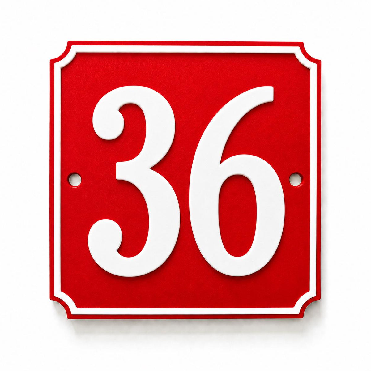 Personalised House Number Sign – Custom Home Front Door Gate Plate Plaque