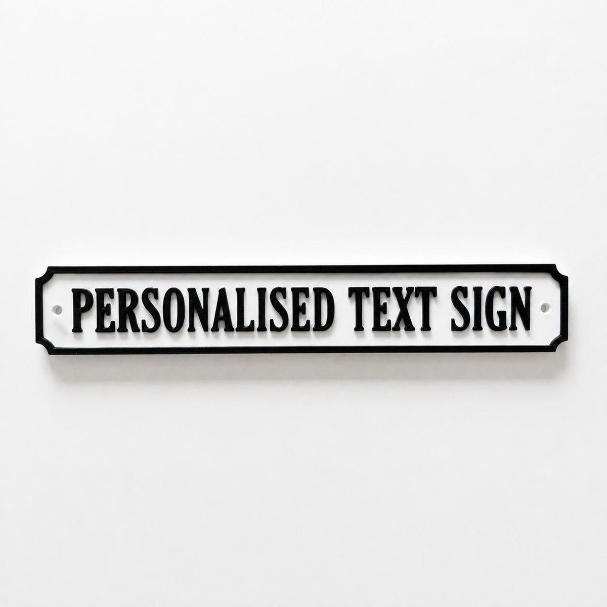 Personalised Text Sign – Custom Street Road New Home House Decoration Plate