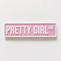 Pretty Girl Avenue Sign Girls Pink Bedroom Decor Door Decoration Plate Plaque