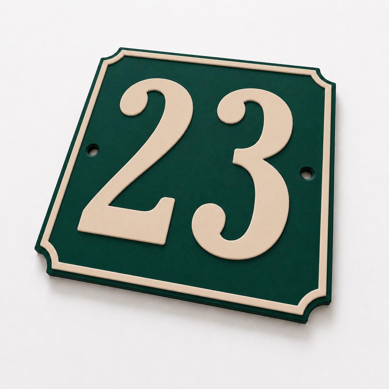 Personalised House Number Sign – Custom Home Front Door Gate Plate Plaque