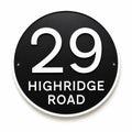Personalised House Number Sign Custom Street Name Text Plaque Garden Wall Plate