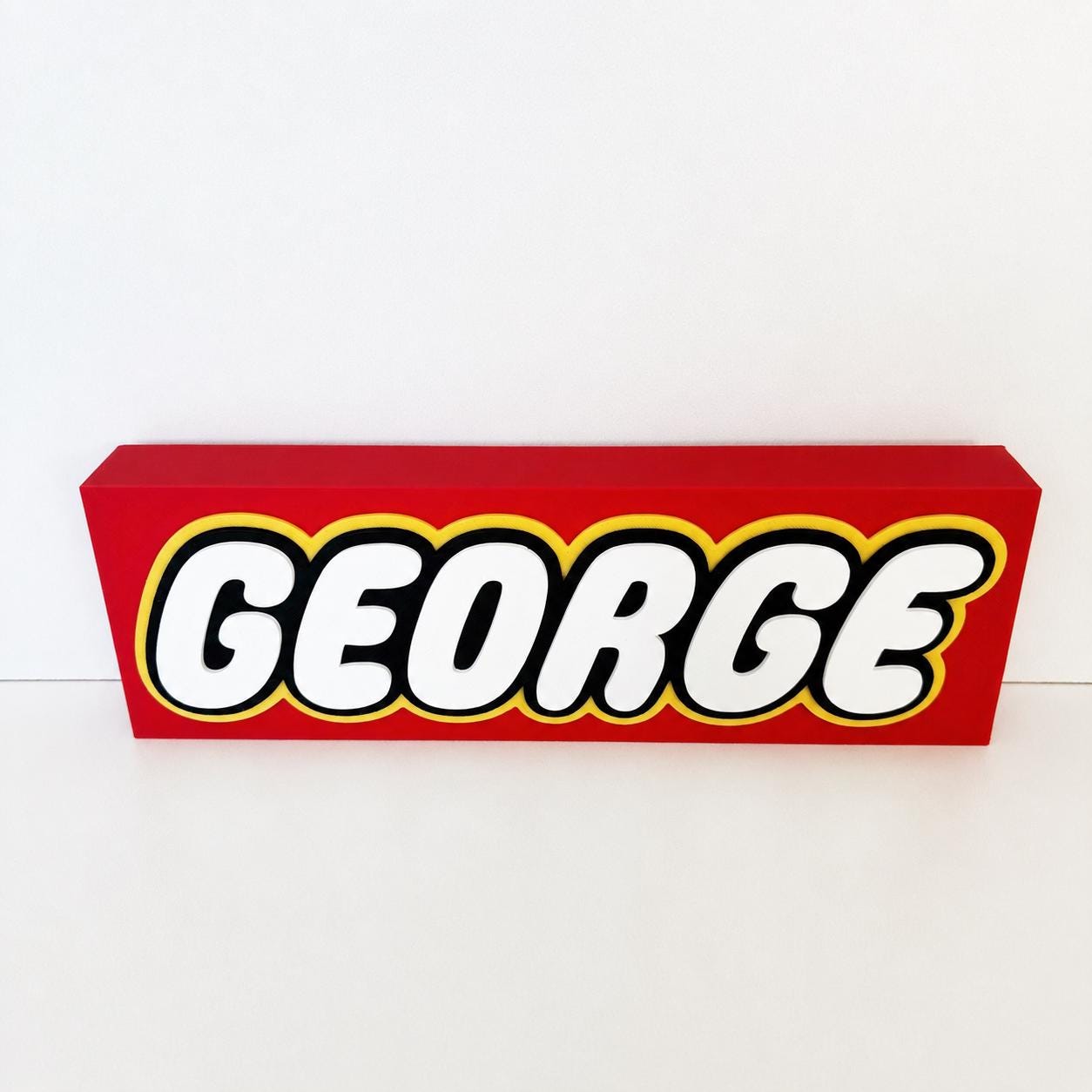 Personalised 3D Name Freestanding Sign – Custom Girls Boys Bedroom Decoration