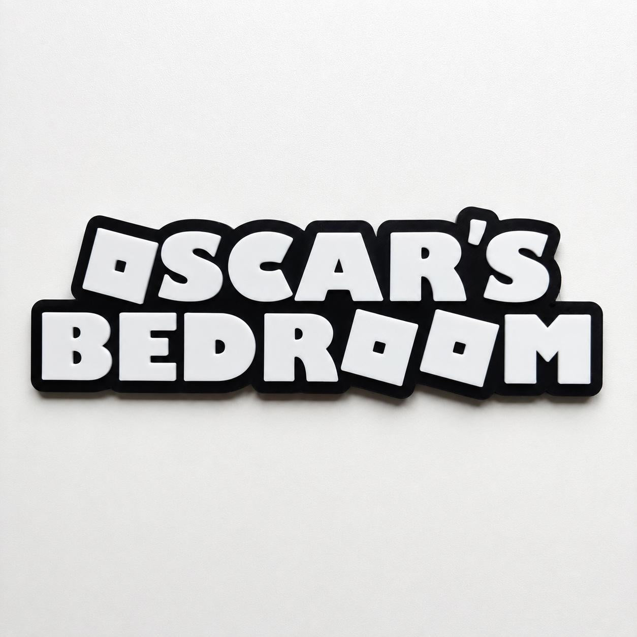 Personalised Kids Name Door Sign – Girls Boys Bedroom Gaming Decoration Plate