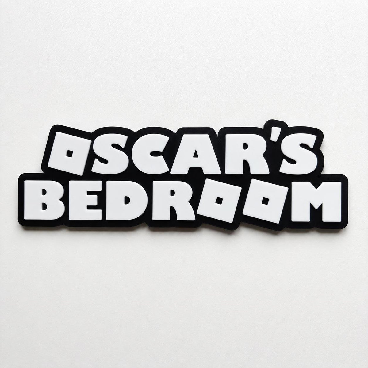 Personalised Kids Name Door Sign – Girls Boys Bedroom Gaming Decoration Plate