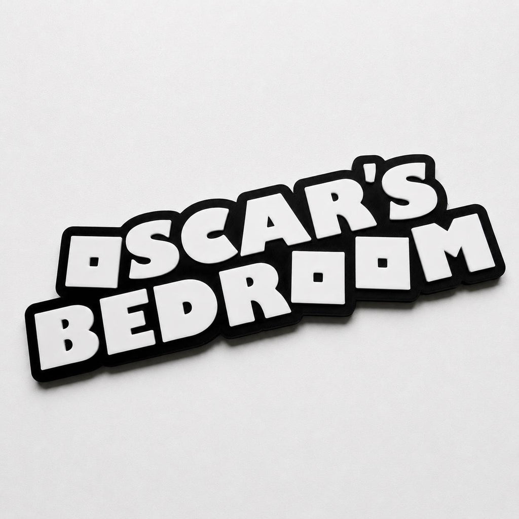 Personalised Kids Name Door Sign – Girls Boys Bedroom Gaming Decoration Plate