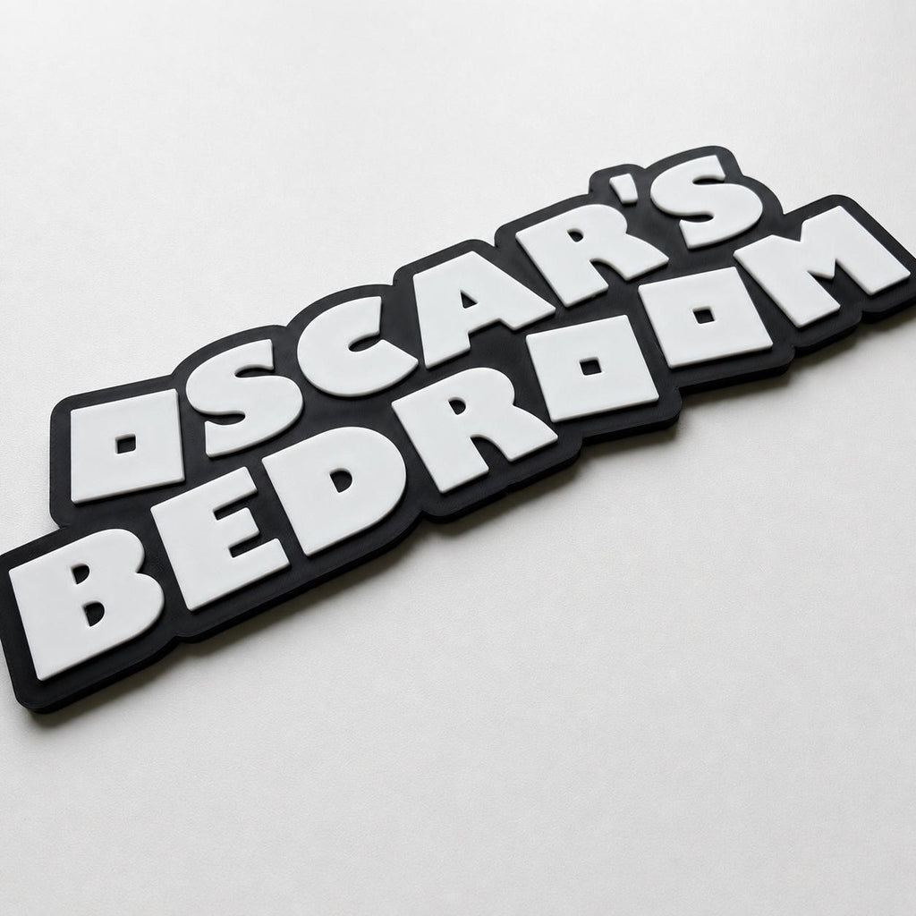 Personalised Kids Name Door Sign – Girls Boys Bedroom Gaming Decoration Plate