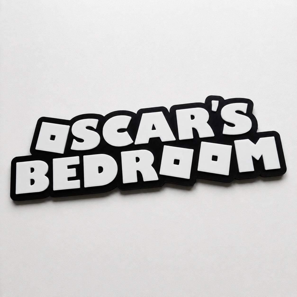Personalised Kids Name Door Sign – Girls Boys Bedroom Gaming Decoration Plate