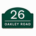 Personalised House Number Sign Modern Custom Street Name Text Plaque Wall Plate