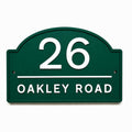 Personalised House Number Sign Modern Custom Street Name Text Plaque Wall Plate