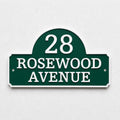 Personalised House Number Sign Custom Street Name Text Plaque Garden Wall Plate