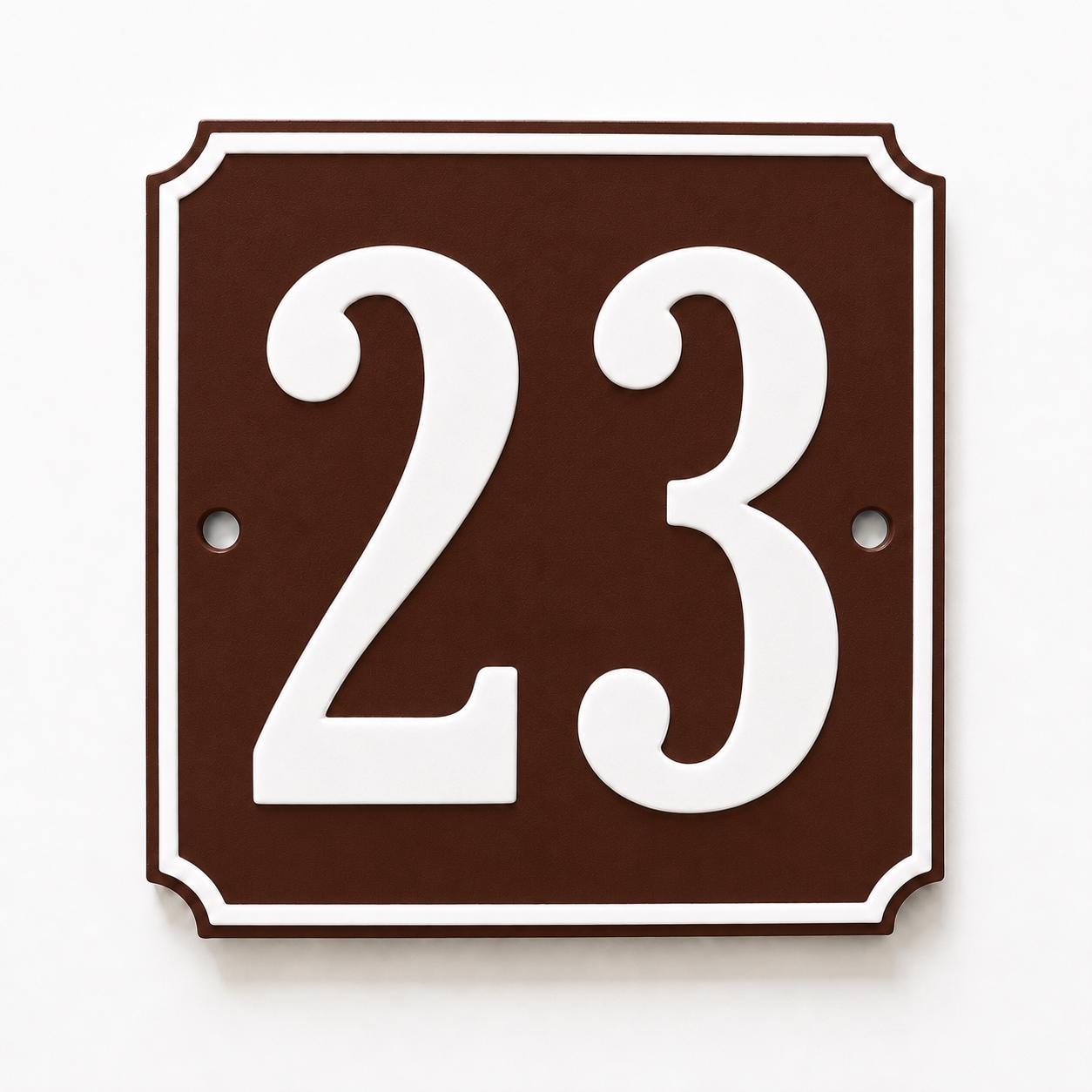 Personalised House Number Sign – Custom Home Front Door Gate Plate Plaque