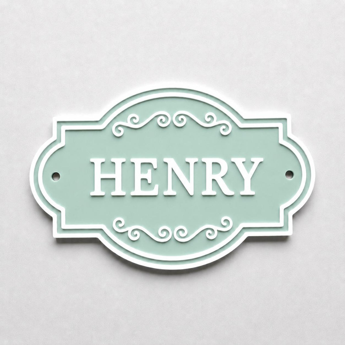 Personalised Kids Name Door Sign – Custom Girls Boys Bedroom Decoration Plate