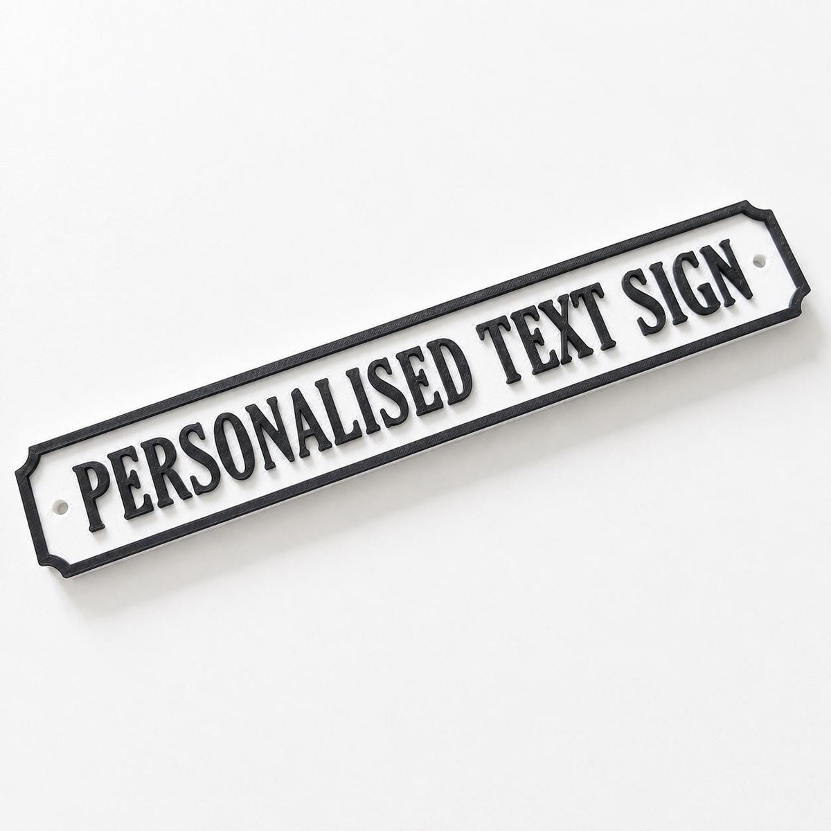 Personalised Text Sign – Custom Street Road New Home House Decoration Plate