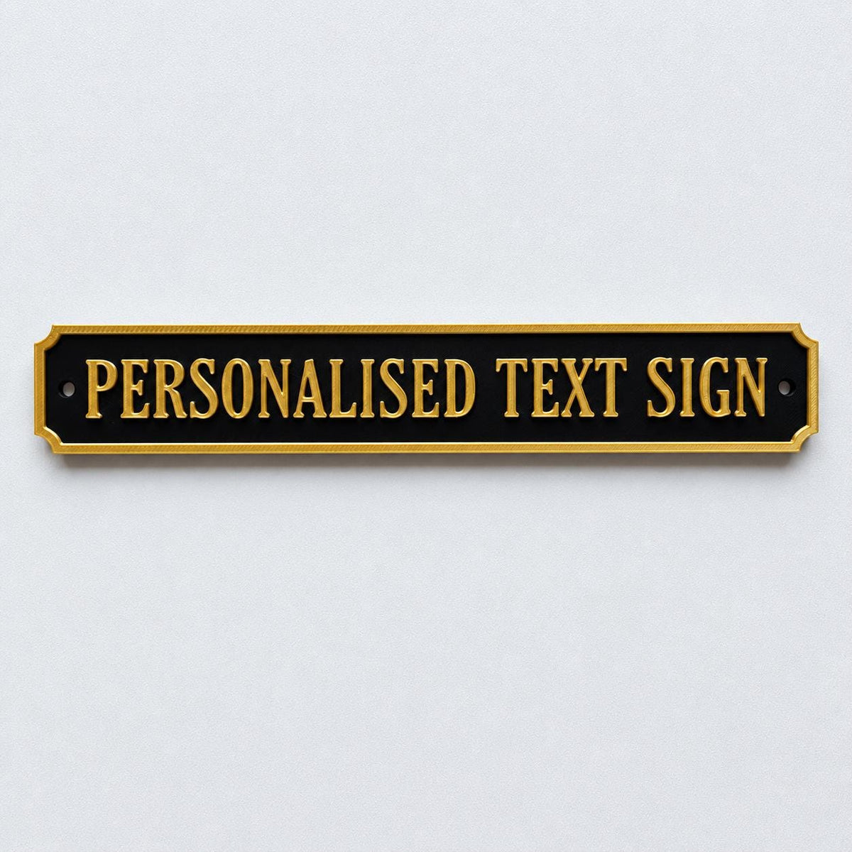 Personalised Text Sign – Custom Street Road New Home House Decoration Plate