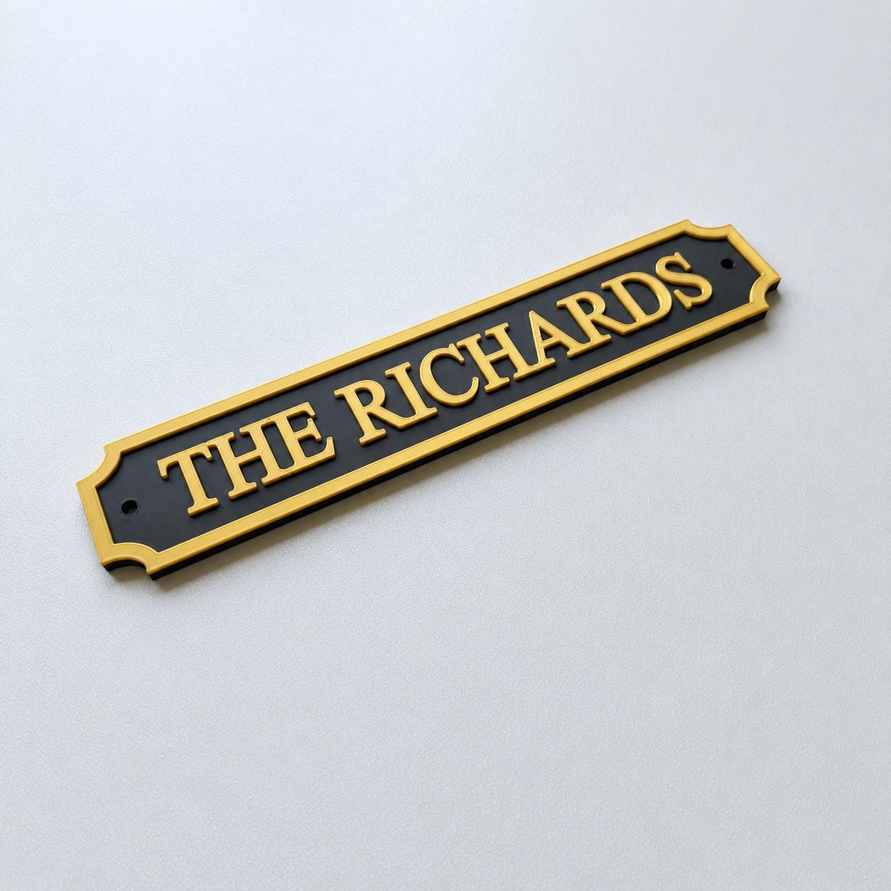 Personalised Text Sign – Custom Street Road New Home House Decoration Plate