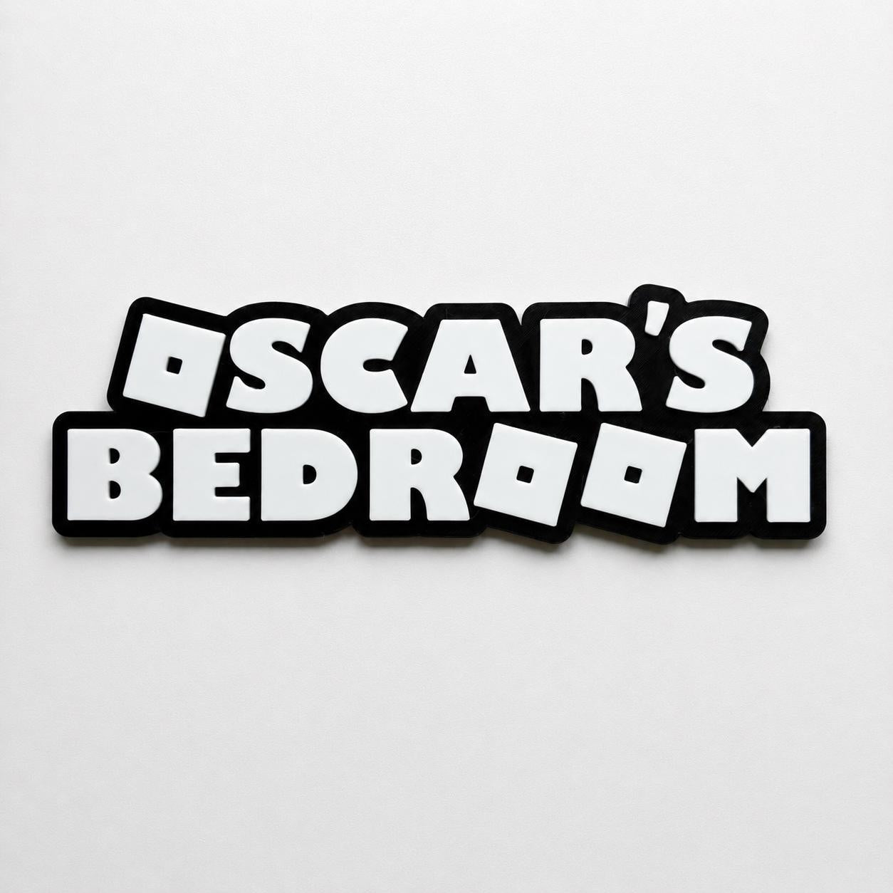Personalised Kids Name Door Sign – Girls Boys Bedroom Gaming Decoration Plate