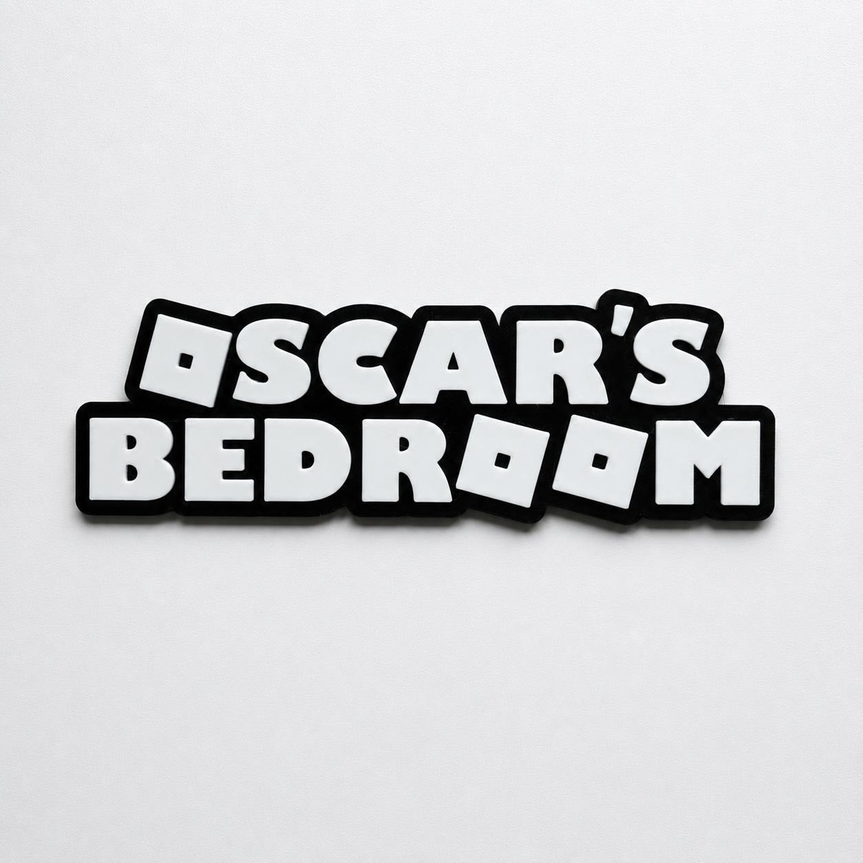 Personalised Kids Name Door Sign – Girls Boys Bedroom Gaming Decoration Plate