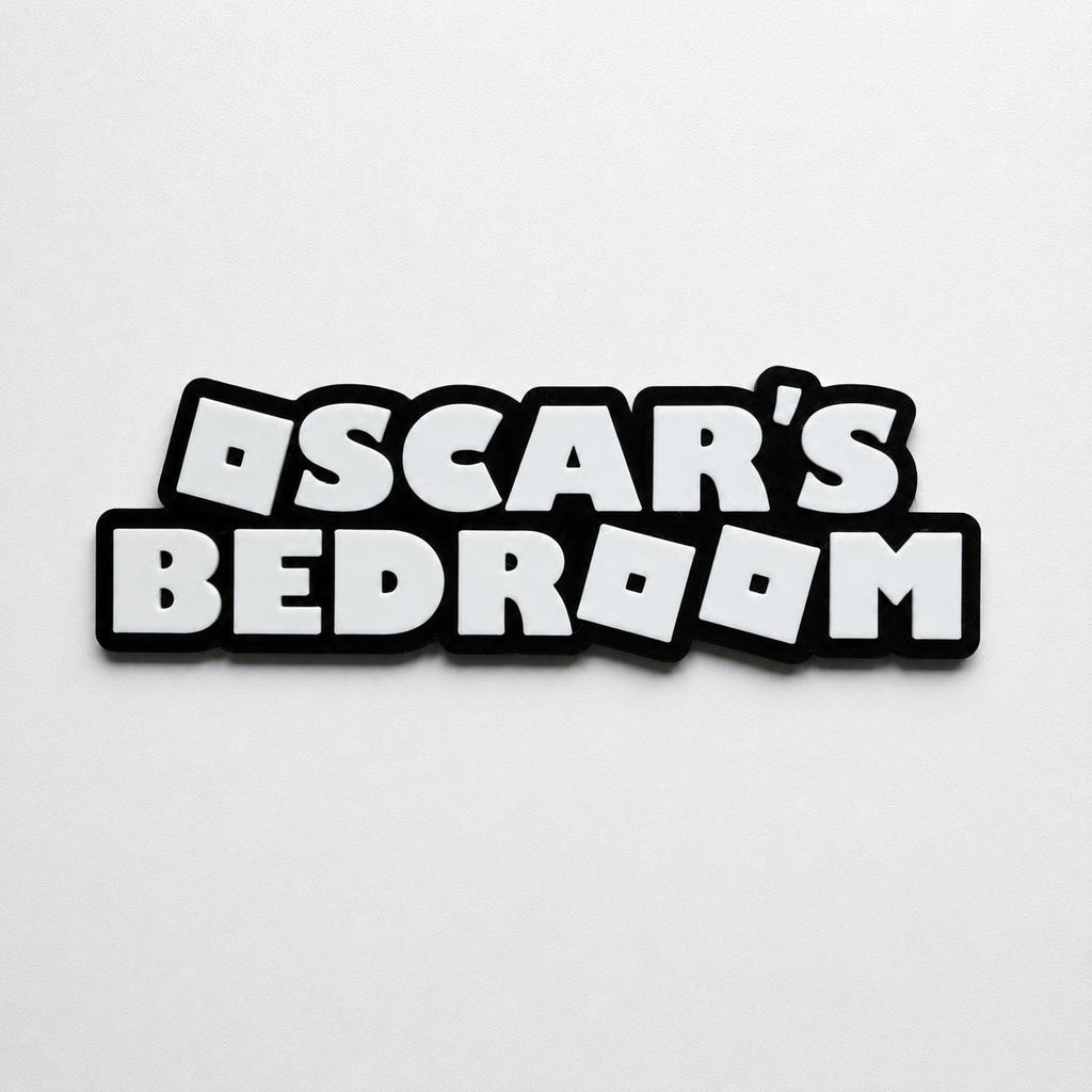 Personalised Kids Name Door Sign – Girls Boys Bedroom Gaming Decoration Plate