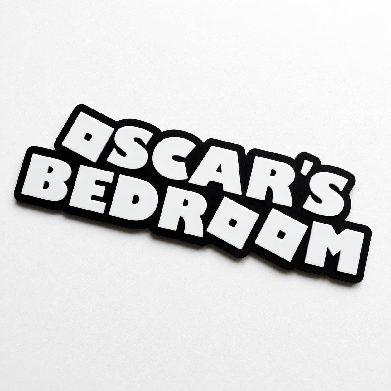 Personalised Kids Name Door Sign – Girls Boys Bedroom Gaming Decoration Plate