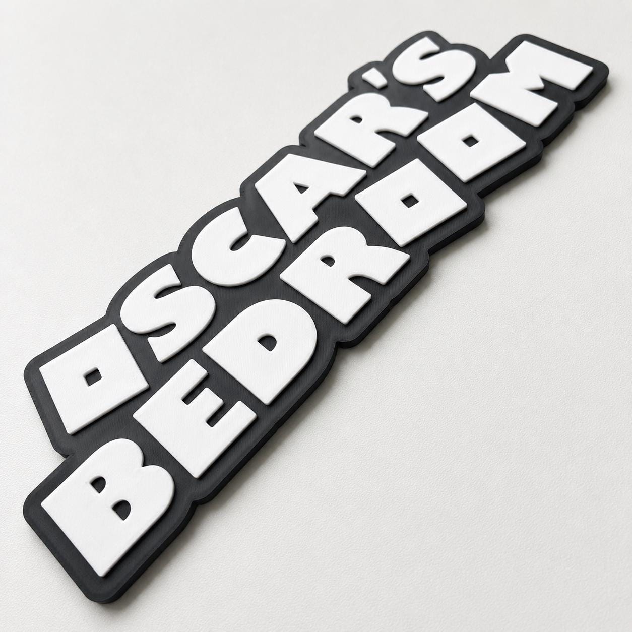Personalised Kids Name Door Sign – Girls Boys Bedroom Gaming Decoration Plate