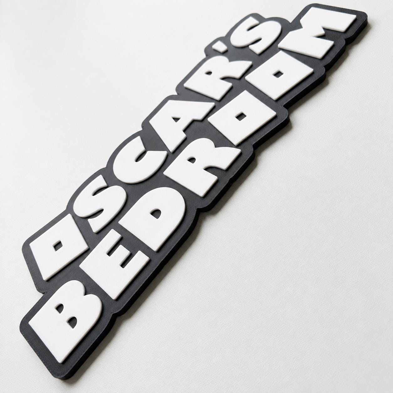 Personalised Kids Name Door Sign – Girls Boys Bedroom Gaming Decoration Plate
