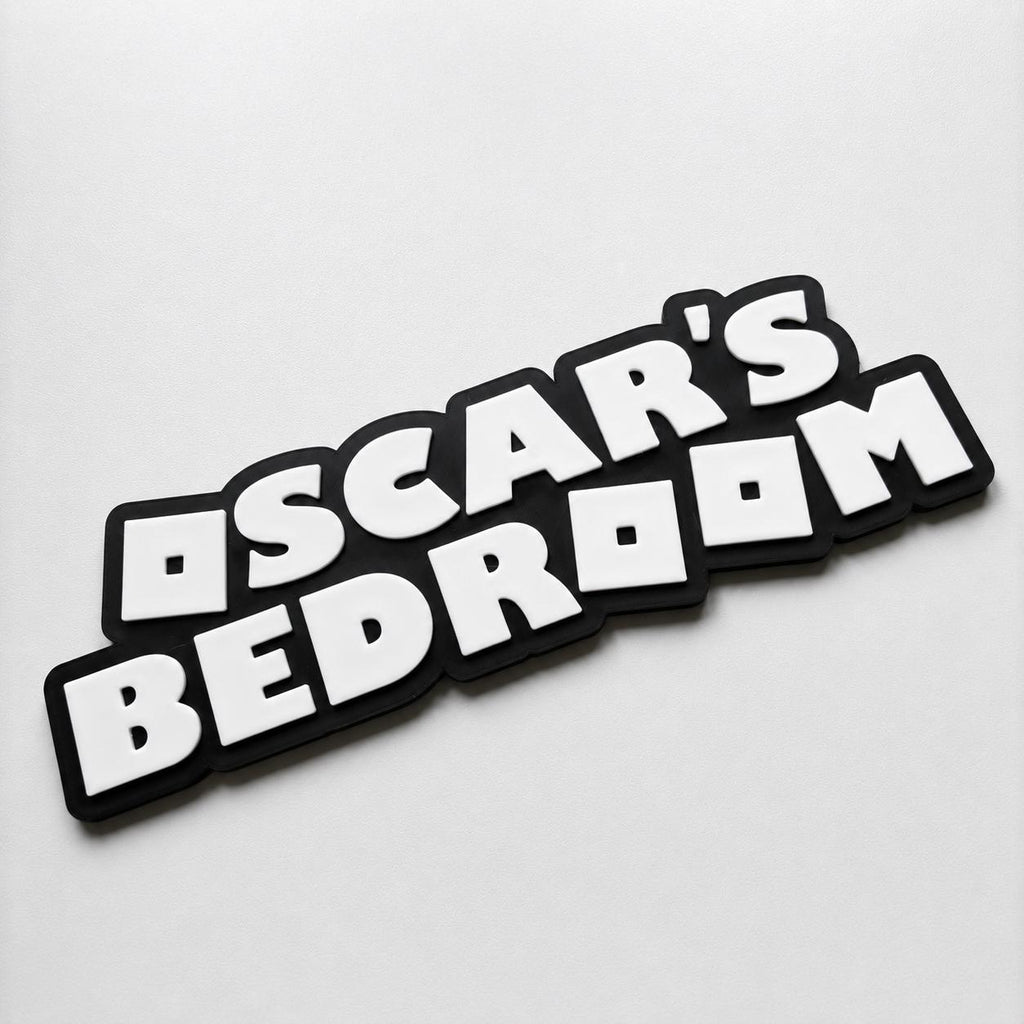 Personalised Kids Name Door Sign – Girls Boys Bedroom Gaming Decoration Plate
