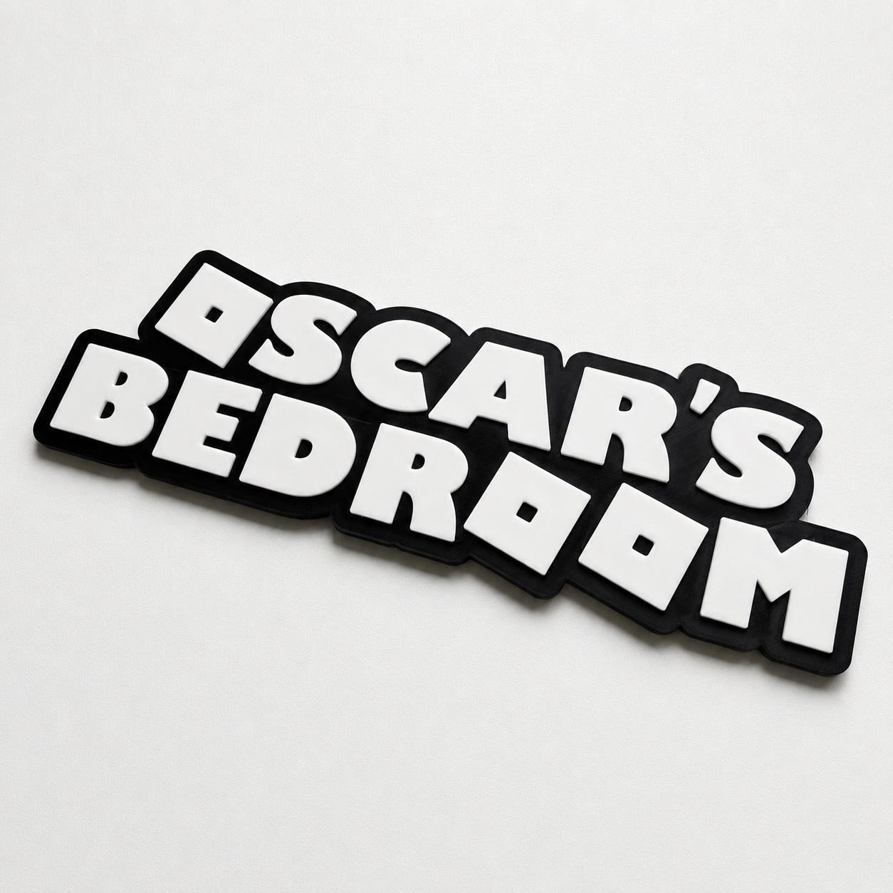 Personalised Kids Name Door Sign – Girls Boys Bedroom Gaming Decoration Plate
