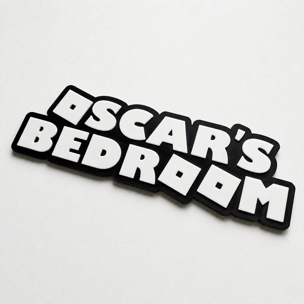 Personalised Kids Name Door Sign – Girls Boys Bedroom Gaming Decoration Plate
