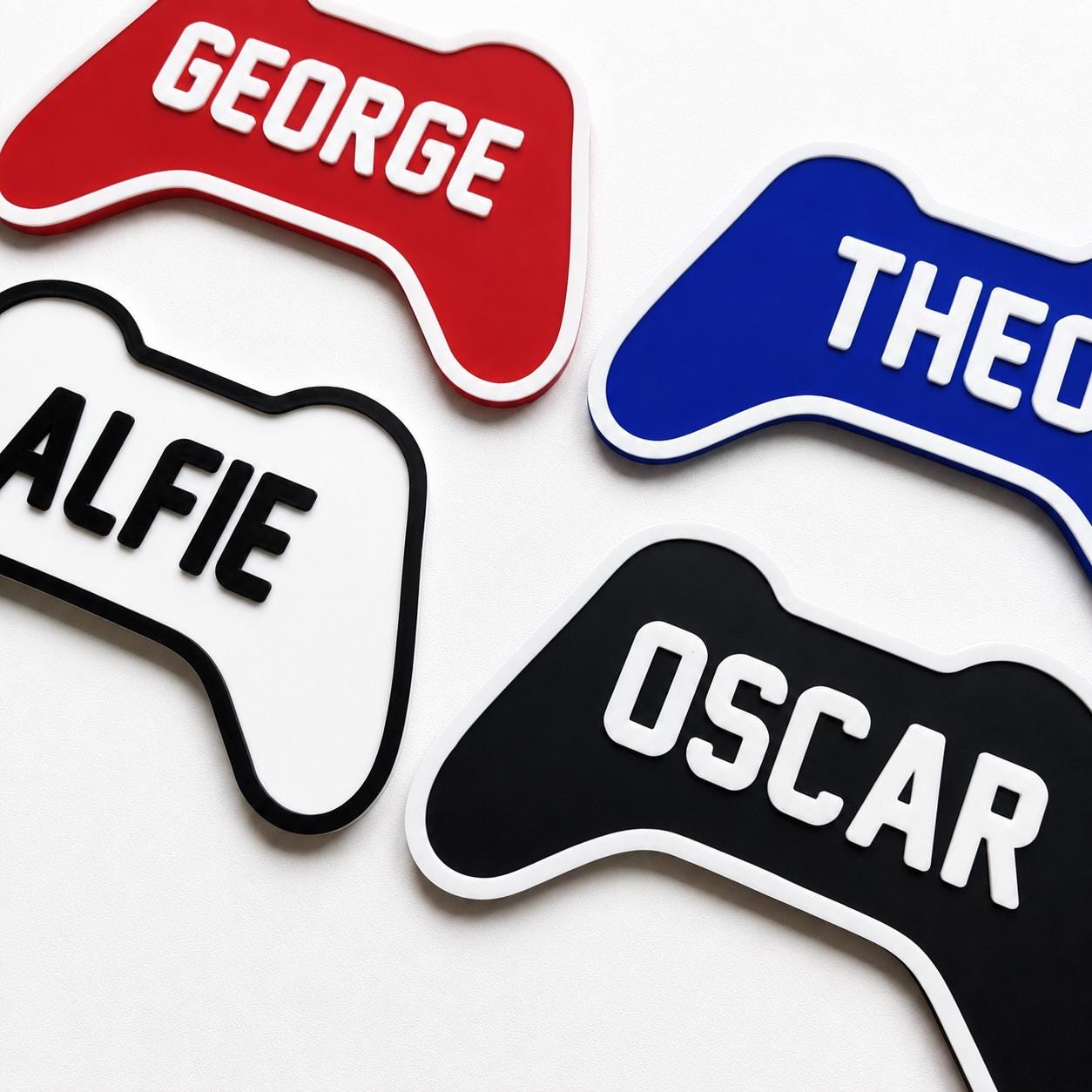 Personalised Kids Name Door Sign Custom Games Console Controller Boys Bedroom