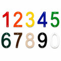 House Numbers – Front Door Sign Plaque Home Address Wall Mounted Screw Holes