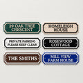 Personalised Text Sign Custom House Front Door Number Name Business Plate Plaque
