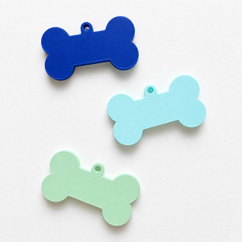 Personalised Pet Collar Name Tag - Custom Dog Puppy Cat ID Disk Bone Charm