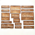 Personalised Embroidered Faux Leather Patches Sew/Iron/VELCRO® Biker Text Badges