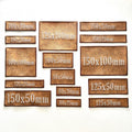 Personalised Embroidered Faux Leather Patches Sew/Iron/VELCRO® Biker Text Badges