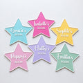 Personalised Name Door Sign – Custom Girls Bedroom Star Decoration Plate Plaque