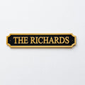 Personalised Text Sign – Custom Street Road New Home House Decoration Plate