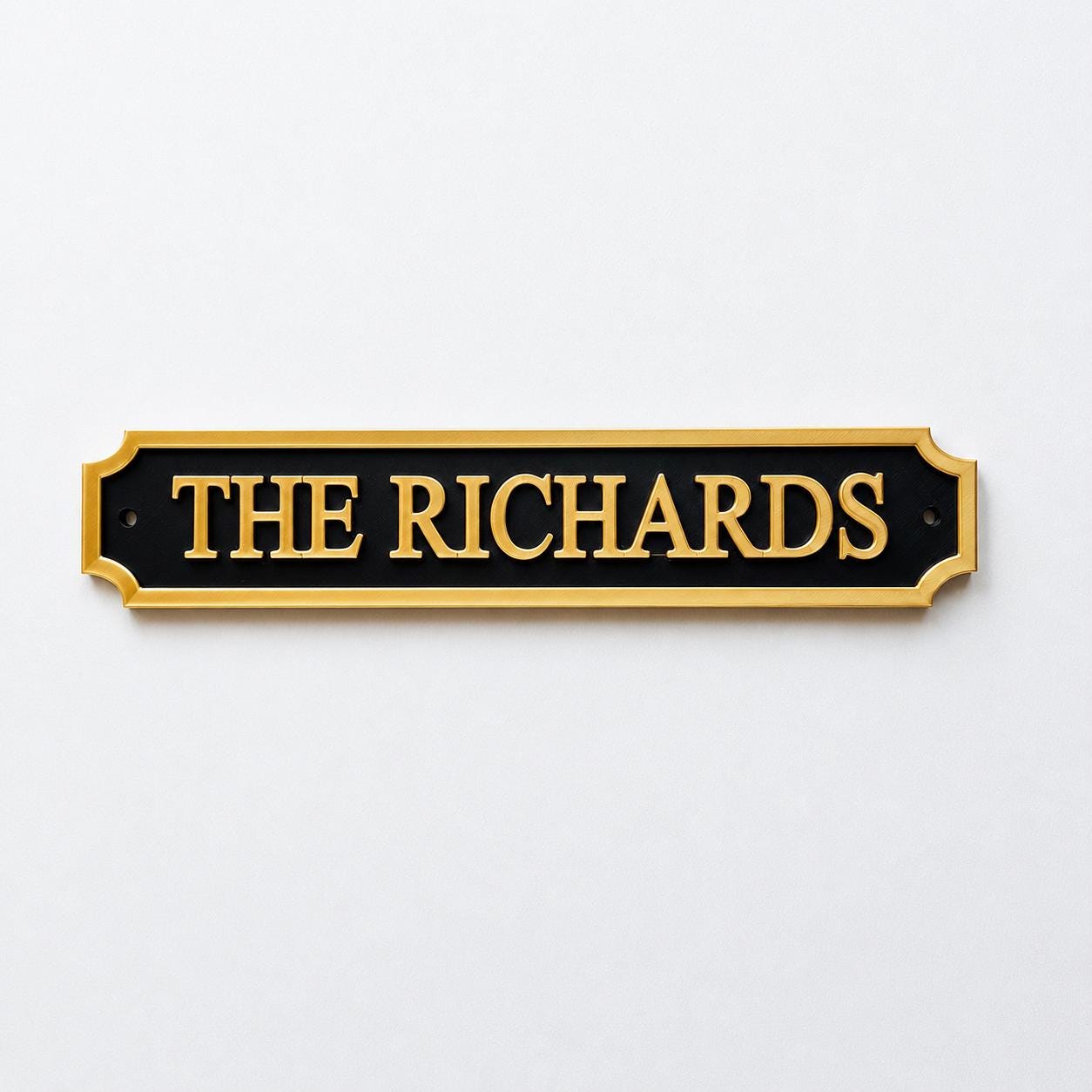 Personalised Text Sign – Custom Street Road New Home House Decoration Plate