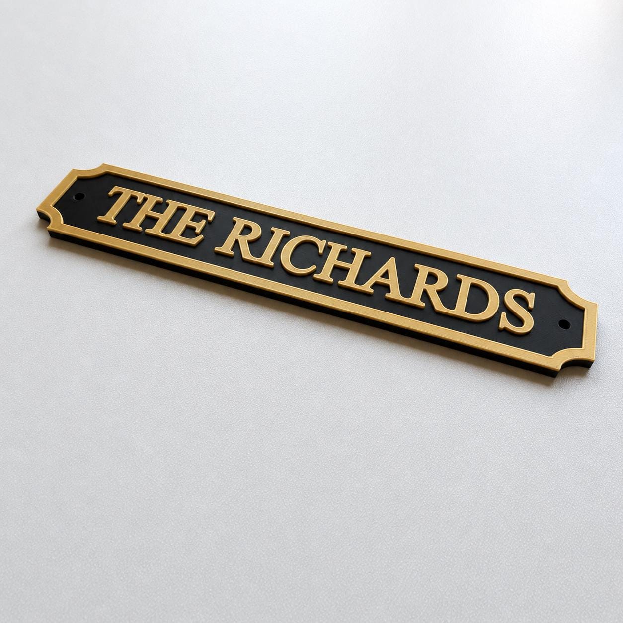 Personalised Text Sign – Custom Street Road New Home House Decoration Plate