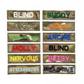 VELCRO® Patch To Fit Julius K9 Dog Harness Personalised Embroidered Camo Badge