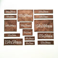 Personalised Embroidered Faux Suede Patches Sew/Iron/VELCRO® Biker Jacket Badges