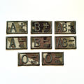 Embroidered Blood Group Camo Patches 50x30mm Sew/Iron/VELCRO® Military Medical Badges
