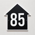 Personalised House Number Sign – Custom Home Front Door Gate Plate Plaque