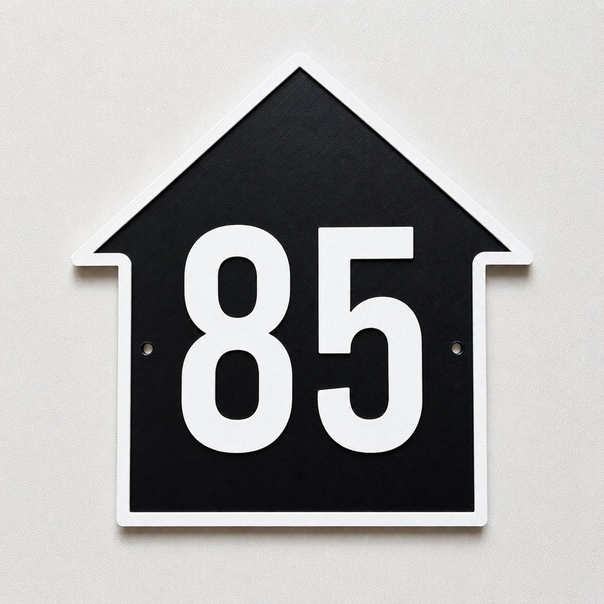 Personalised House Number Sign – Custom Home Front Door Gate Plate Plaque